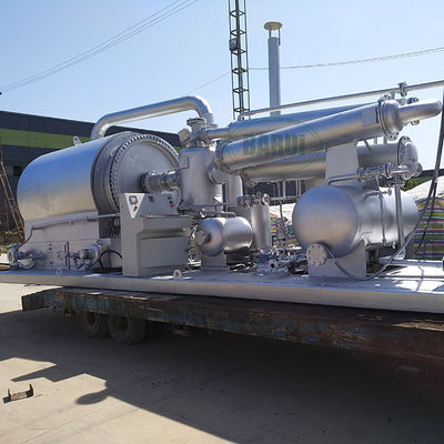 качество  Movable Skid Mounted Plastic Pyrolysis Wood Pyrolysis Plant Gasoline And Oil Machine завод